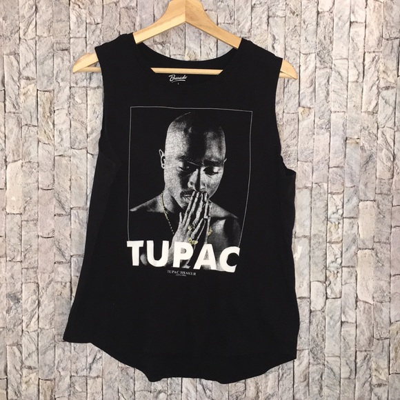 Bravado Tops - Tupac 2pac tank top black size large